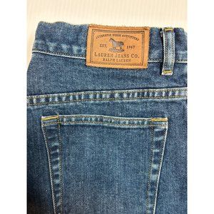 Lauren Jeans Co. Ralph Lauren Womens Jeans Size 10‎ Blue Denim Straight